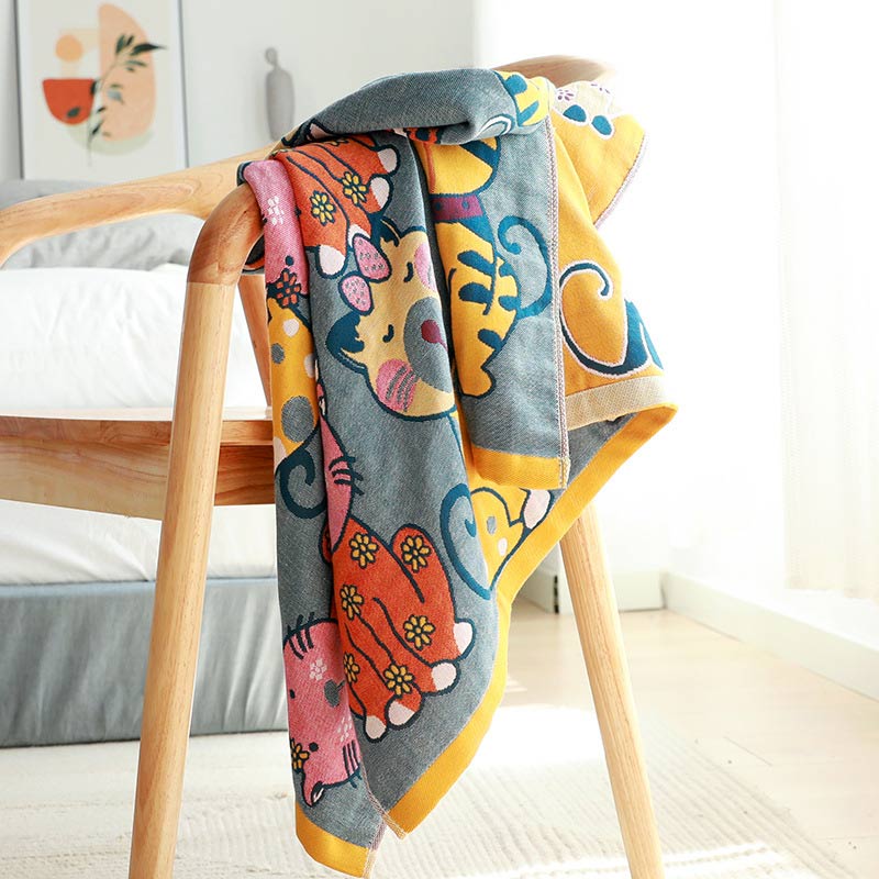 Regal Kitty Comfort Baby Bath Towel — product detail view