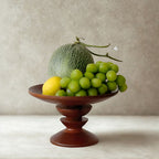 Rustic Elegance Pedestal Tray — product in use