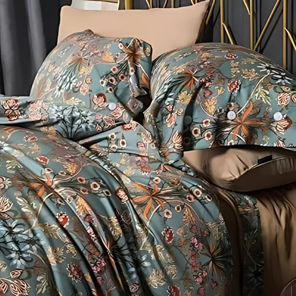 Lorraine Baroque Style Quilt Cover | 3pcs Set — alternate angle view