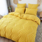 Chevron Plush Quilt Cover | 3pcs Set — main product photo