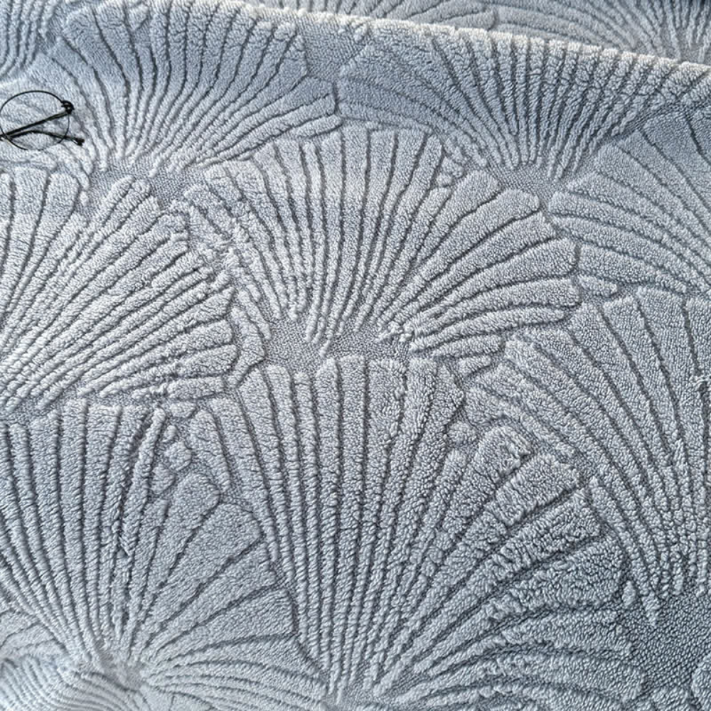 Fluffy Sherpa Shell Blanket — product in use