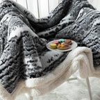 Seraphina Velvet Sherpa Blanket — product in use
