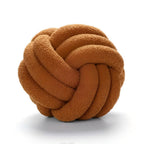 Knotted Boucle Cushion — material texture close-up