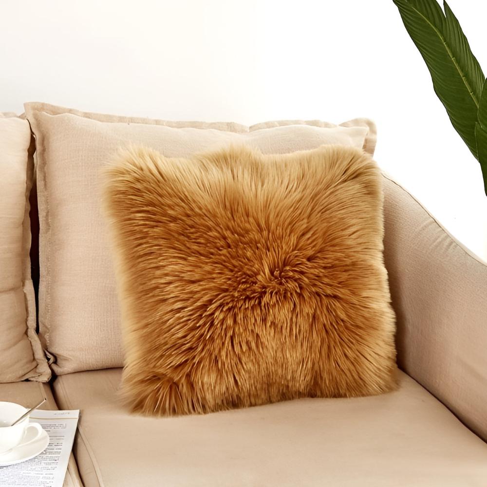 Furry Cushion Covers — material texture close-up