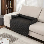 Bolstered Quilted Pet Sofa Protector — alternate angle view