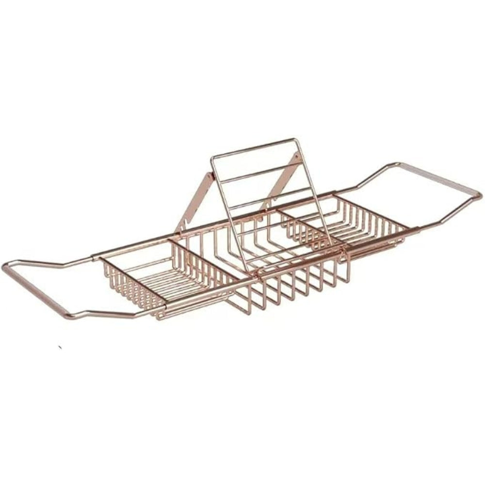 Adjustable Stainless Steel Bathtub Caddy Tray — product feature detail