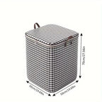 Houndstooth Collapsible Storage Box — alternate angle view