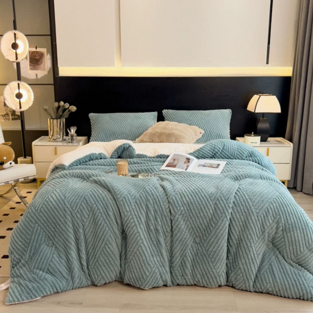 Chevron Luxe Plush Blanket — additional view