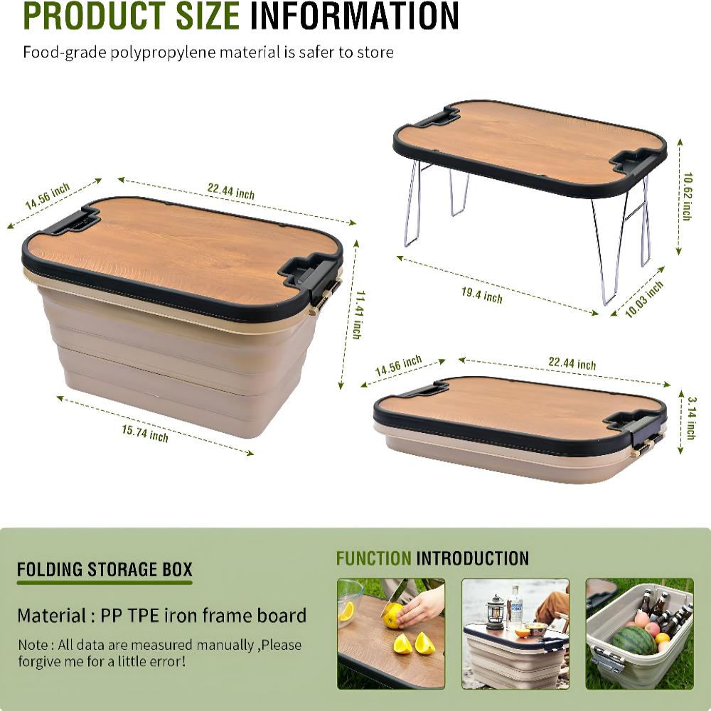 Collapsible Camping Box — product feature detail
