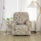Floral Recliner Sofa Cover — material texture close-up