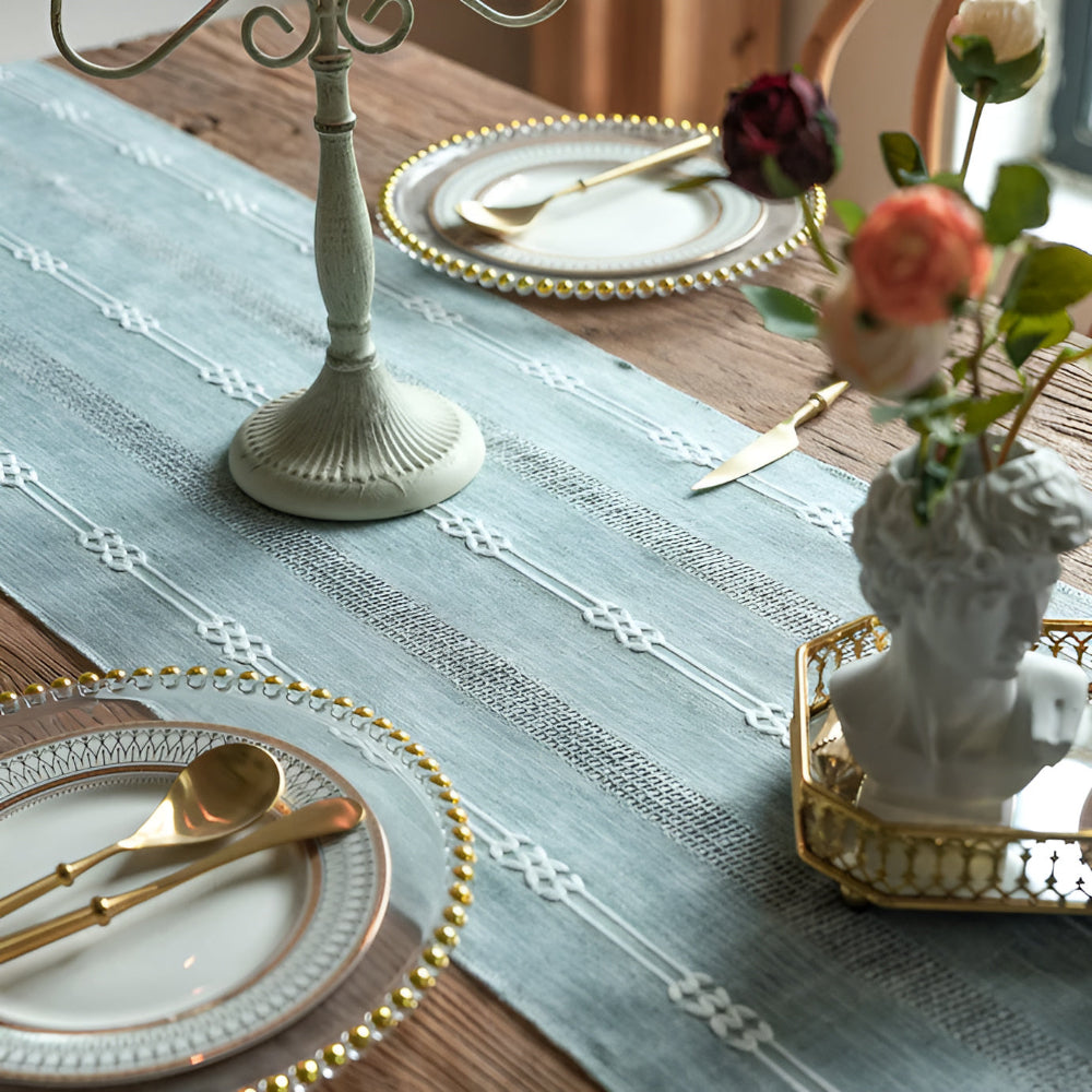 Tassel Whisper Table Runner — product in use
