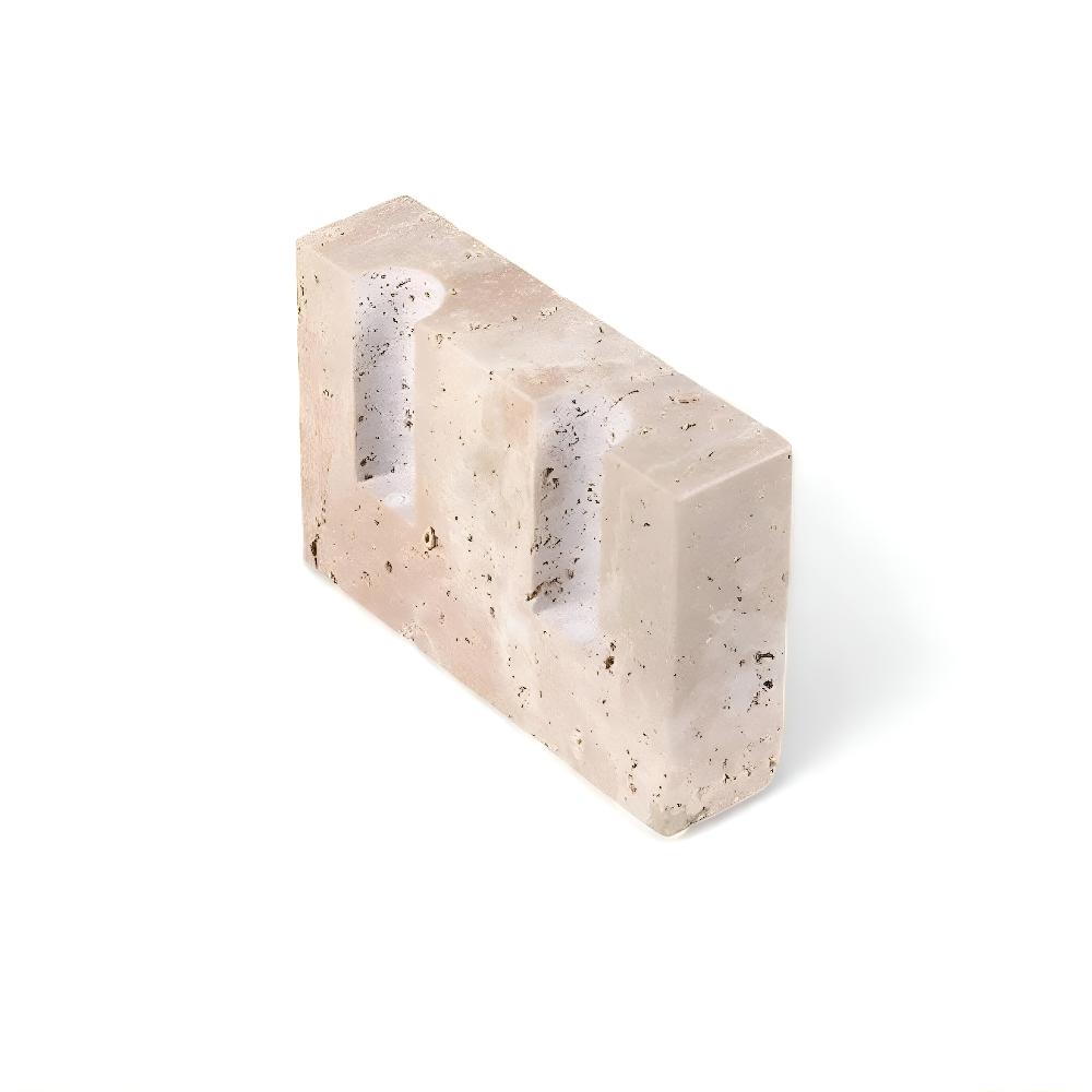 Timeless Glow Stone Candle Stand — alternate angle view