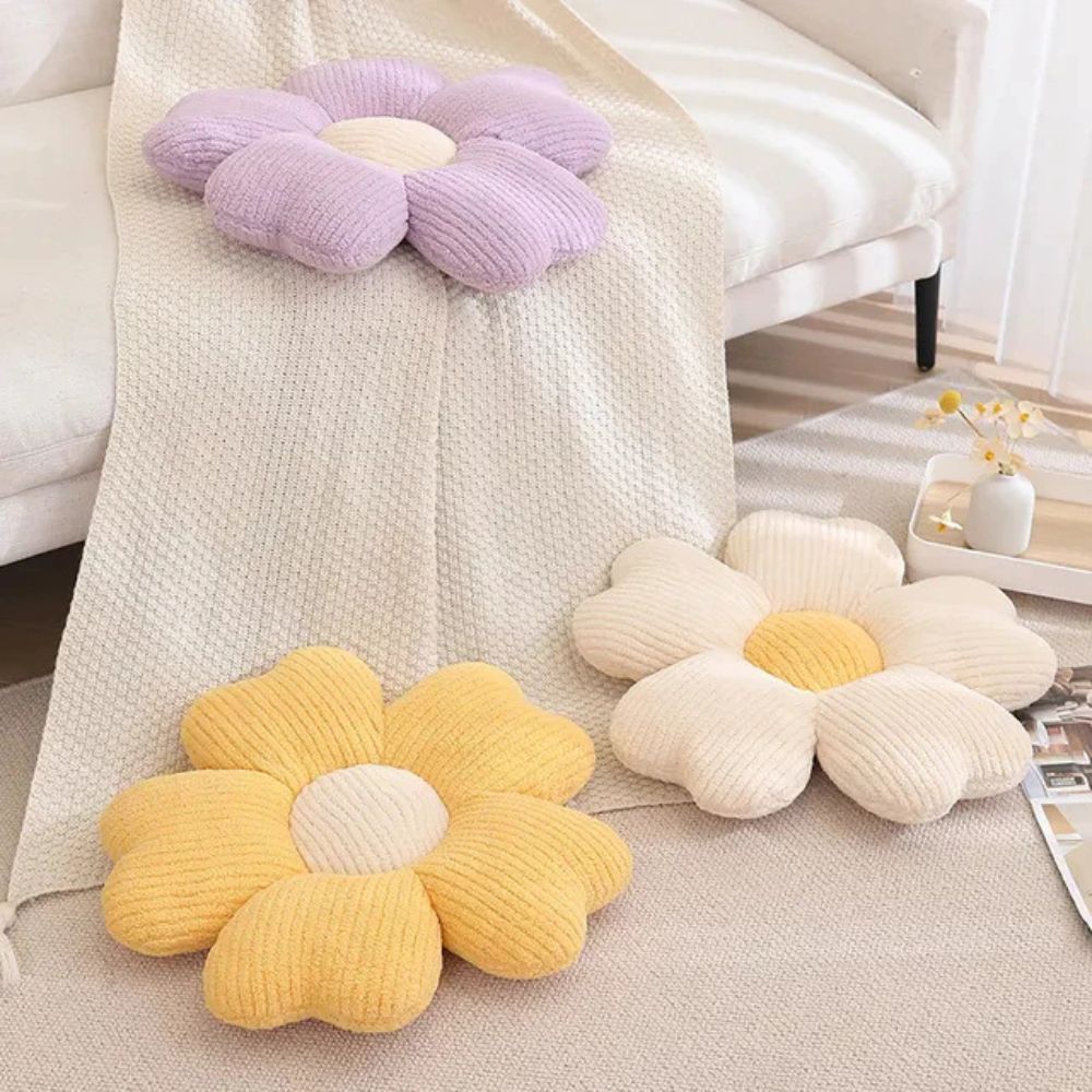Flourish Flower Shaped Cushion — product in use