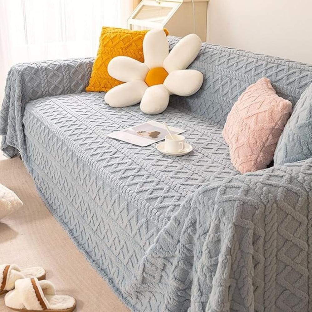 Snuggle Sherpa Sofa Cover — product feature detail
