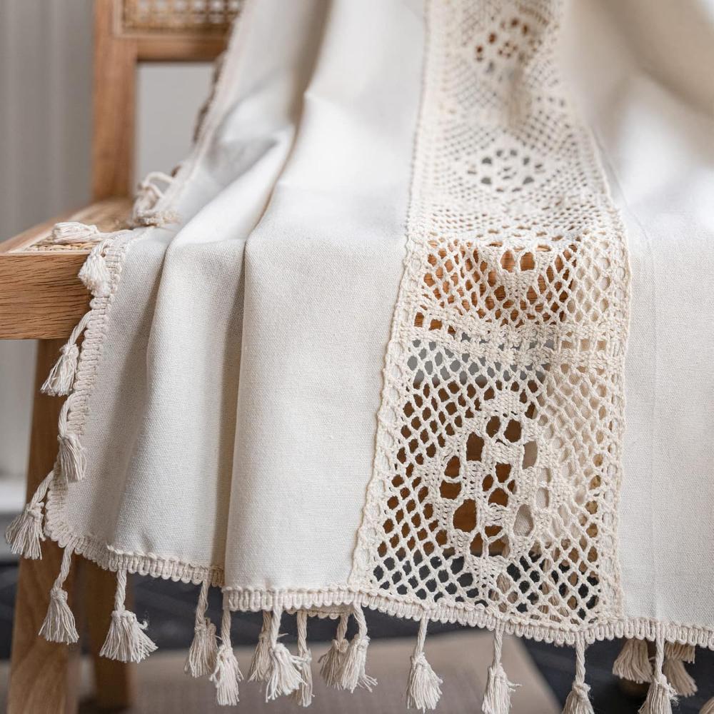 Boho Linen Curtain — product detail view
