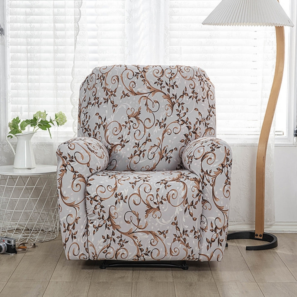 Abstract Recliner Sofa Cover — alternate angle view