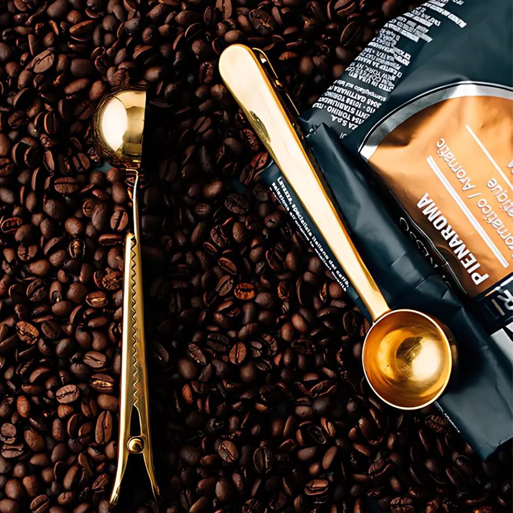 Seal & Scoop Coffee Spoon — lifestyle shot