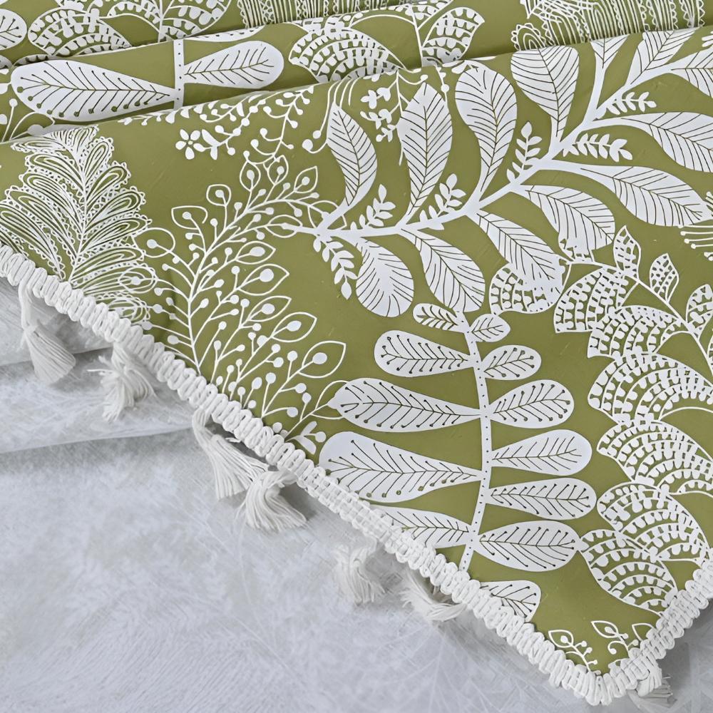 Rustic Charm Embroidered Tablecloth — product detail view