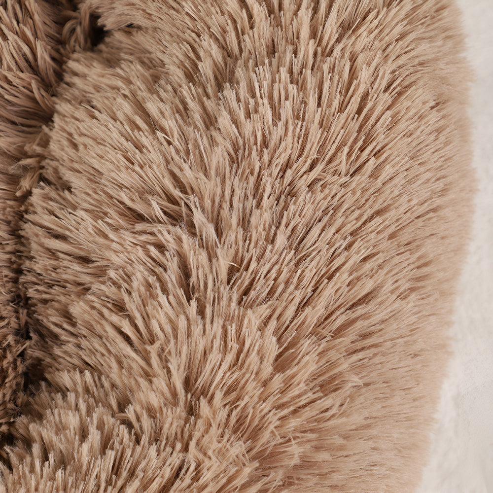 Furry Paw-Shaped Pet Bed — lifestyle shot