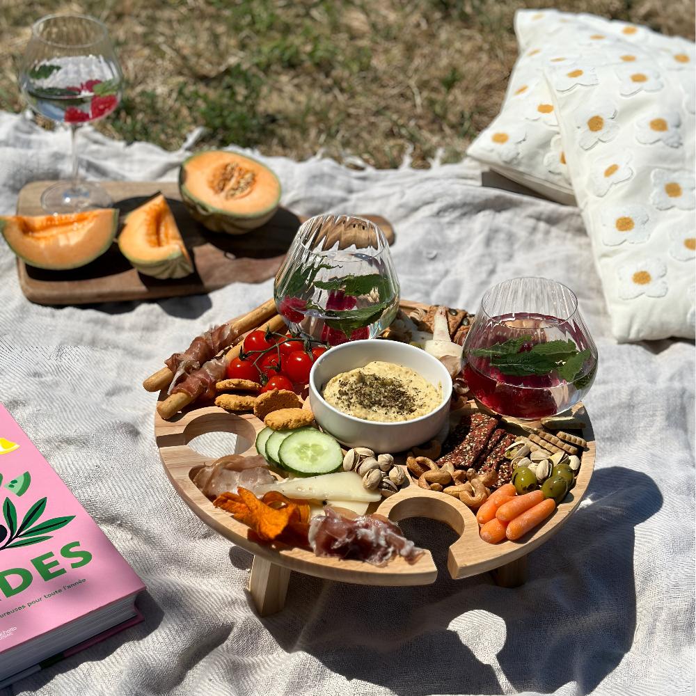 Foldaway Feast Picnic Table — product in use