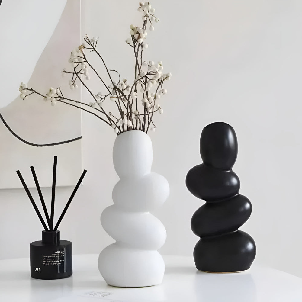 STRATA Sculptural Ceramic Vase — main product photo