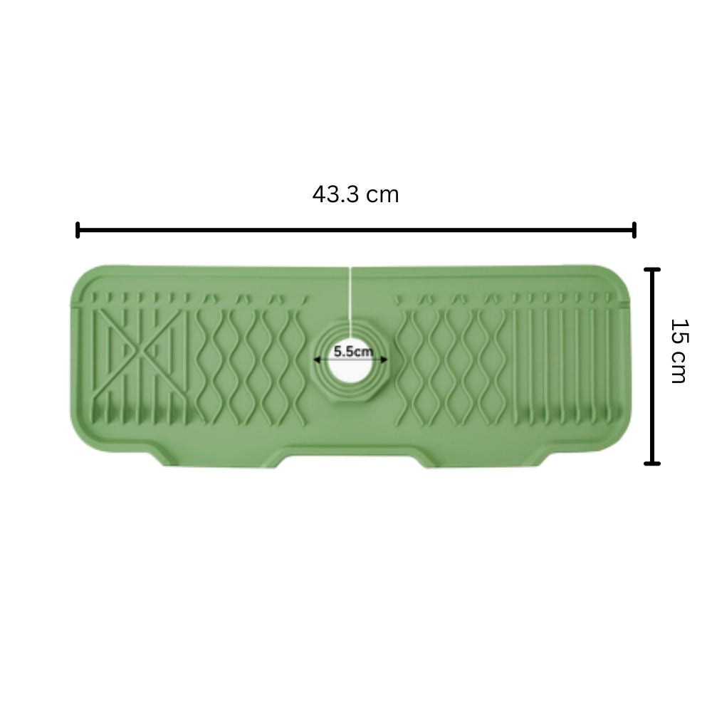Aqua Slope Rubber Faucet Sink Mat — product feature detail