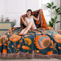 Wildflower Bloom Cotton Throw — main product photo