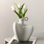Aria Vessel | Collarbone Ceramic Vase — size and scale reference