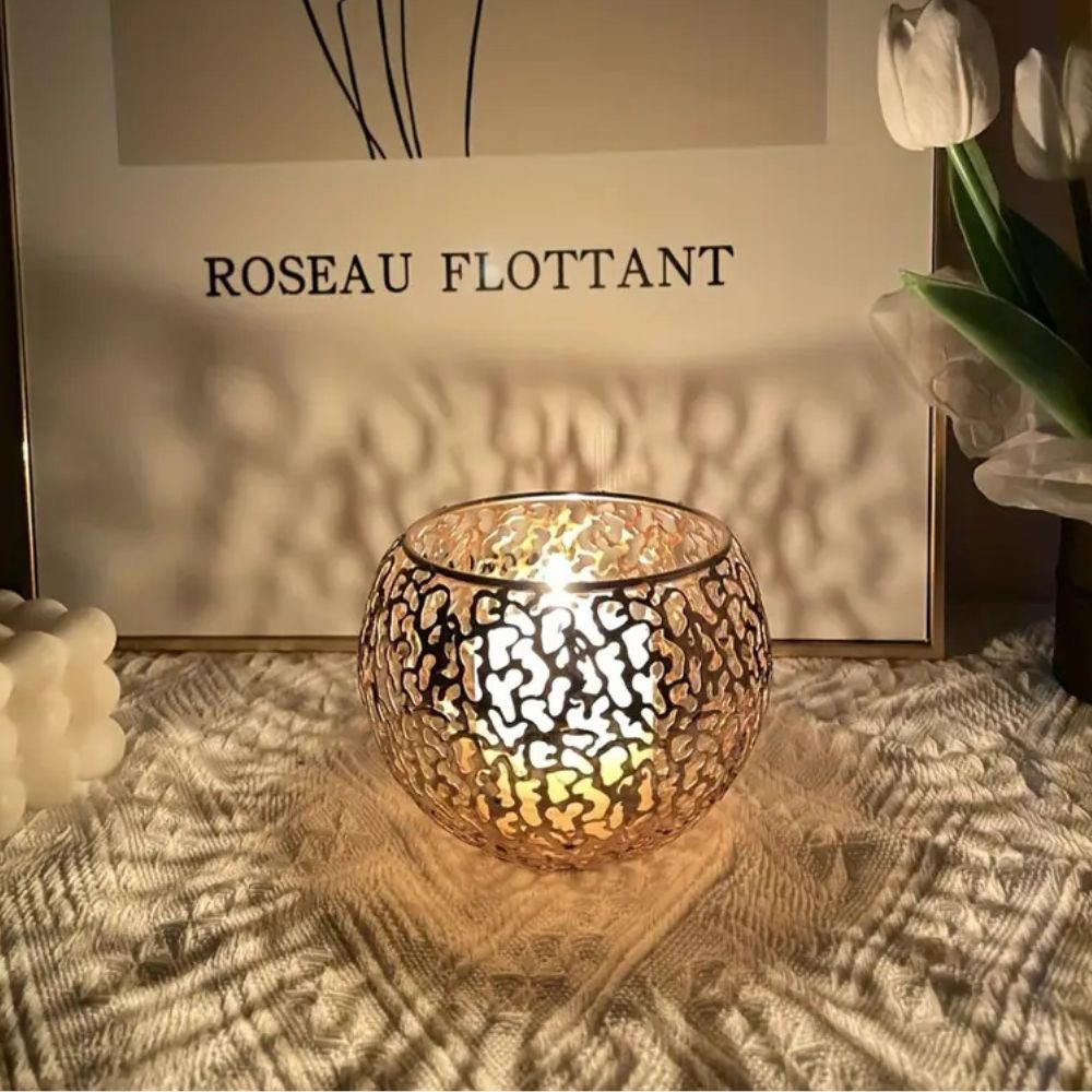 Glow Sphere Candle Holder — alternate angle view