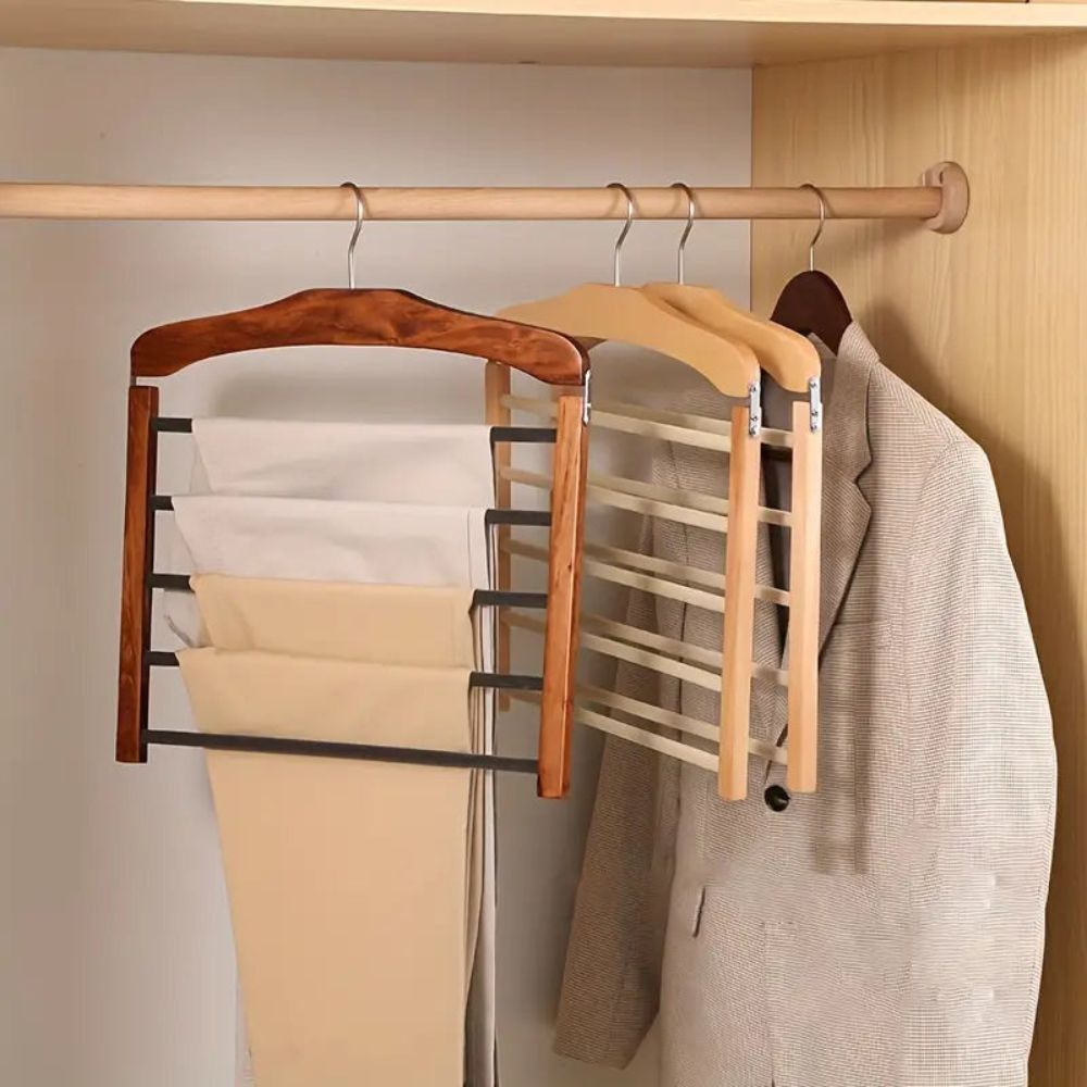 Elegant Wood Multi-Tier Hanger — main product photo