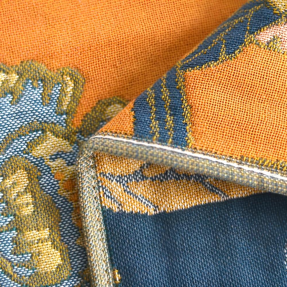 Hibiscus Reversible Bath Towel — product detail view