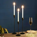 Sleek Metallic Candle Holders | 3 Pcs Set — main product photo
