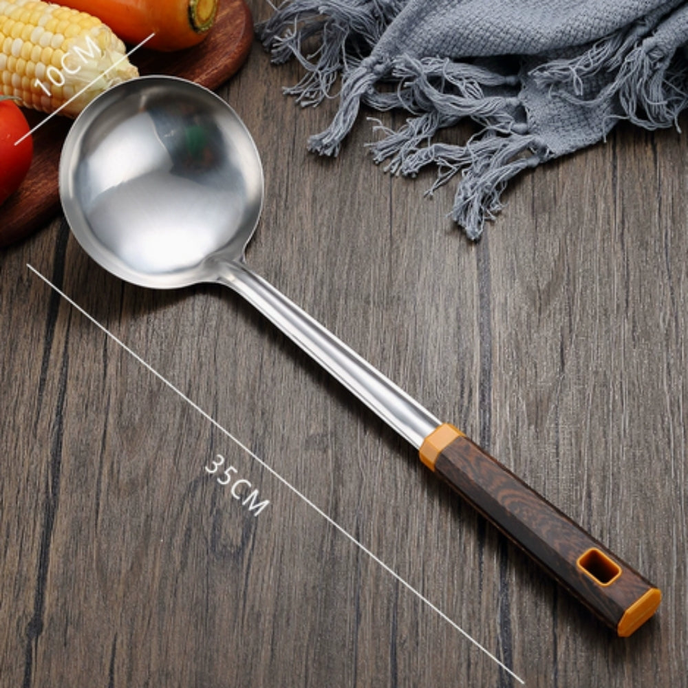 Wood Grain Stainless Steel Utensils — product in use