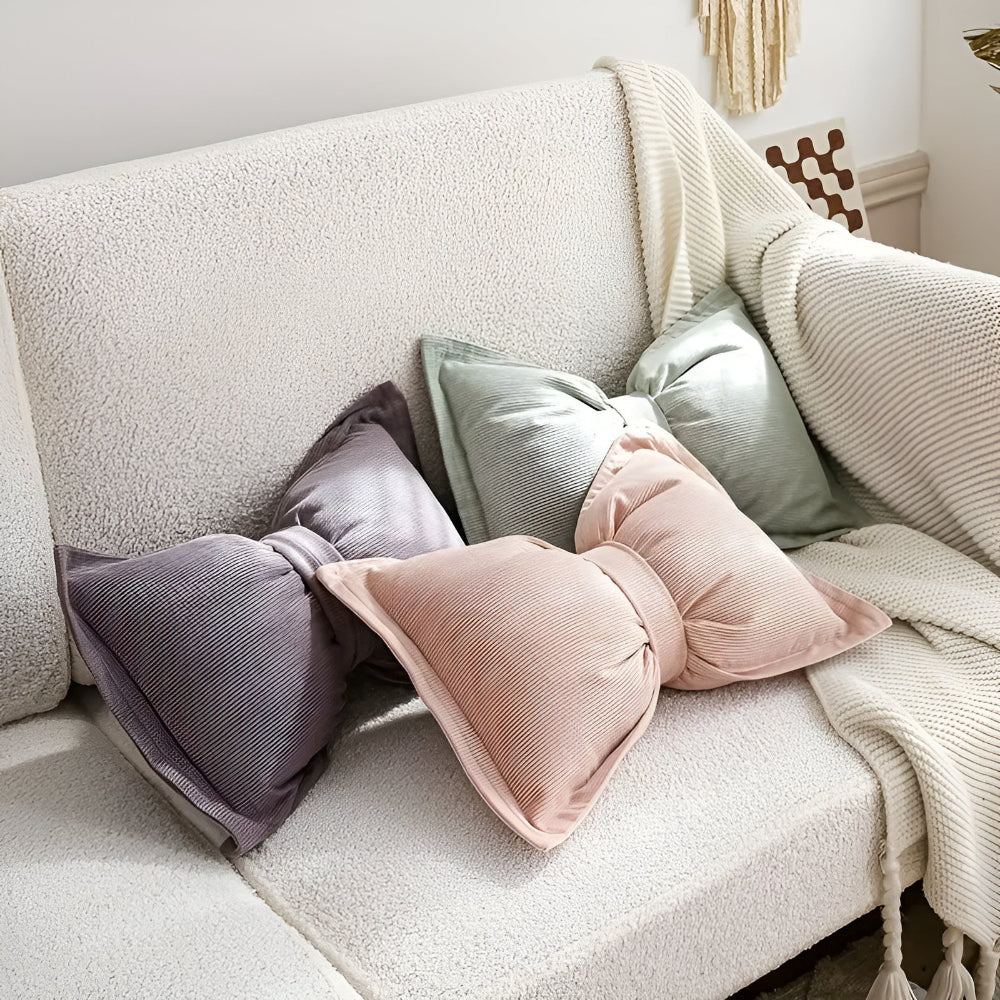 Bowknot Decorative Cushion Pillow — main product photo