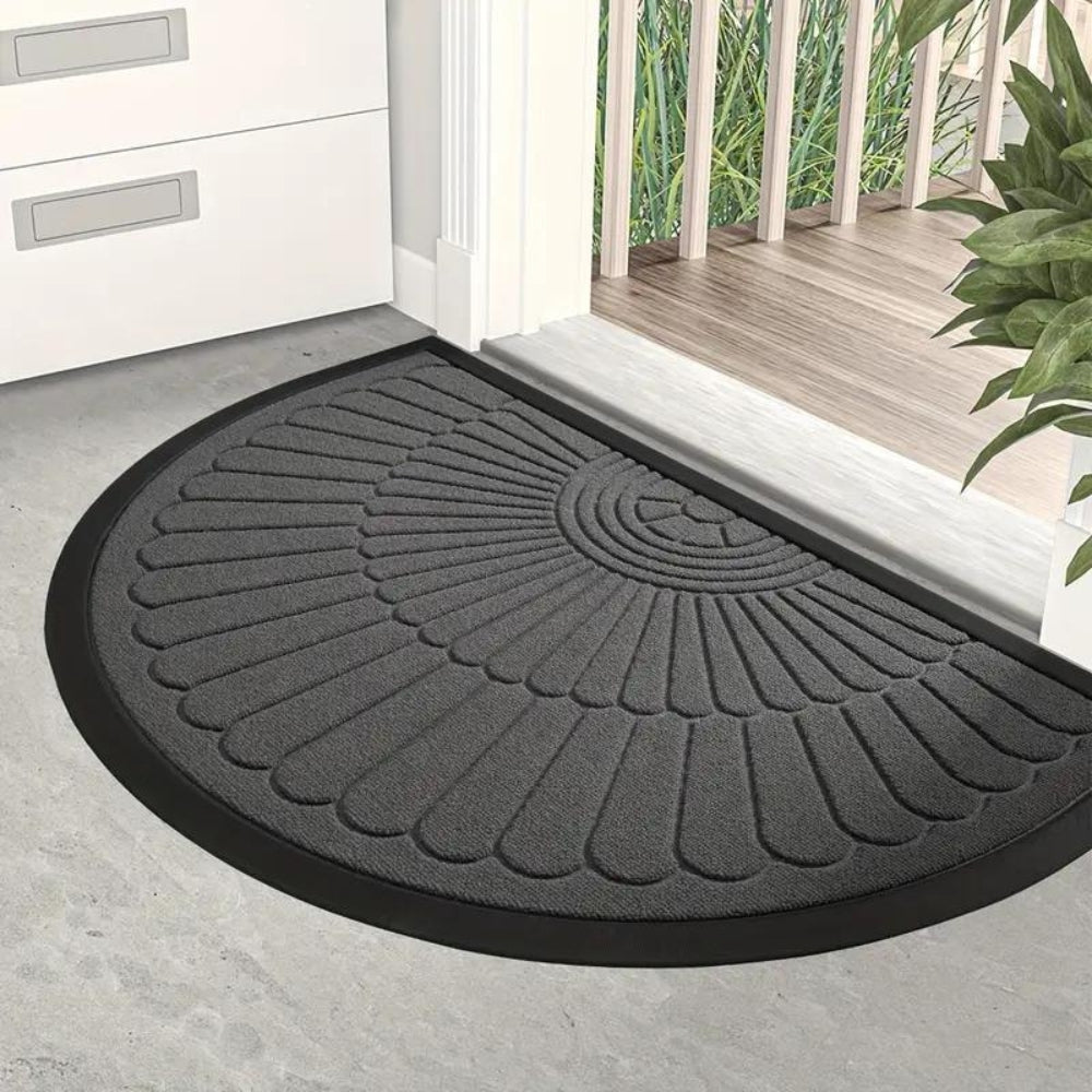 Half-Circle Welcome Door Mat — main product photo