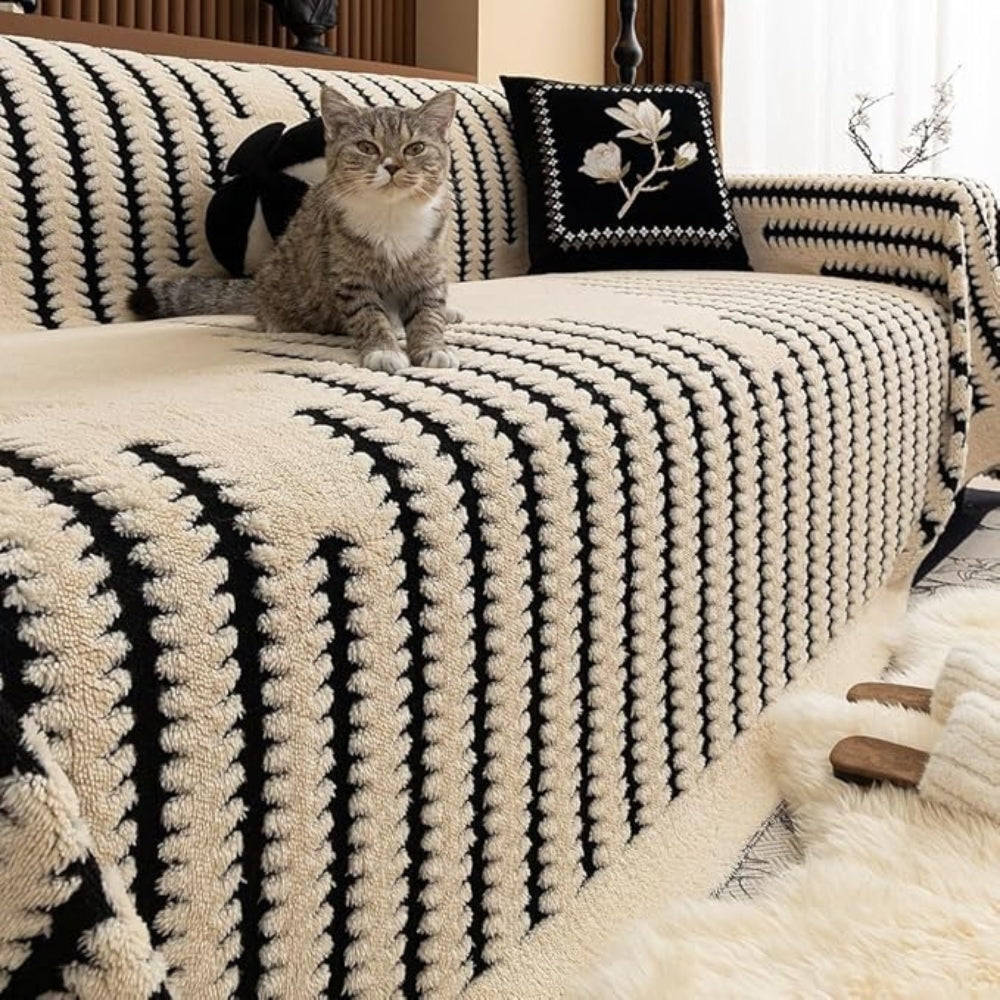 Heritage Plush Tufted Sofa Cover — main product photo