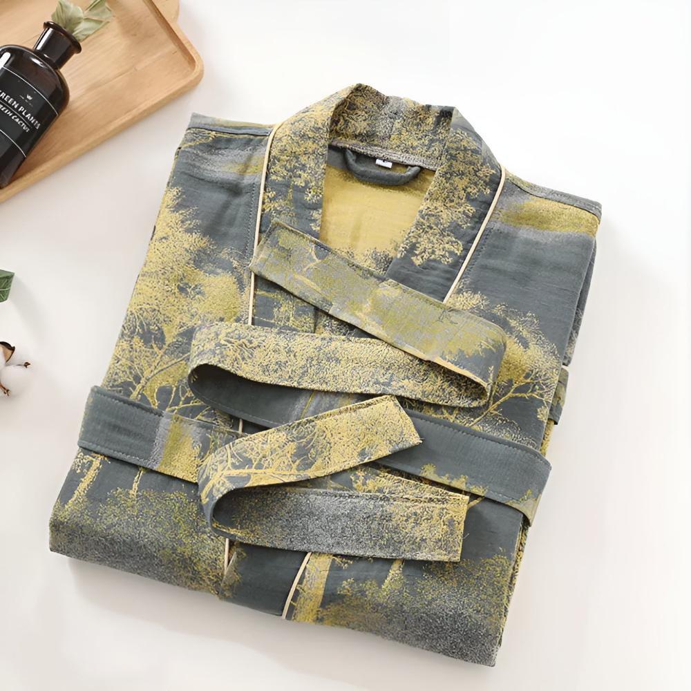 Gilded Forest Bathrobe — product detail view