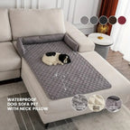 Bolstered Quilted Pet Sofa Protector — lifestyle shot