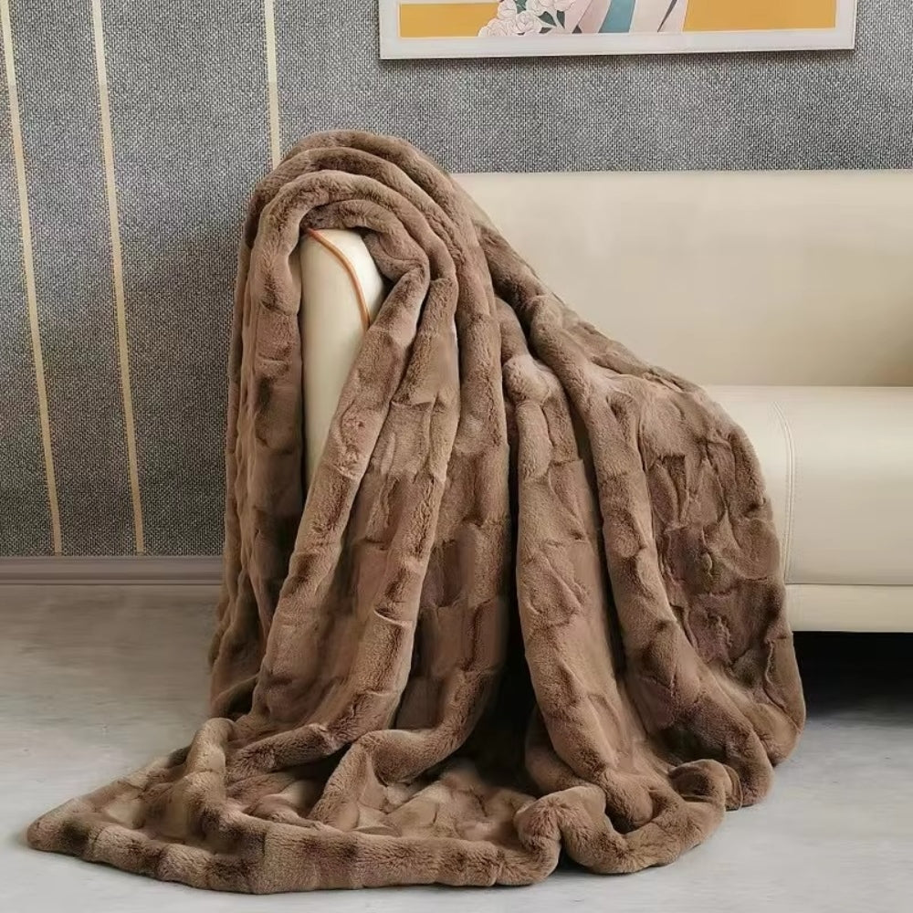 Heavenly Retreat Faux Fur Blanket — main product photo