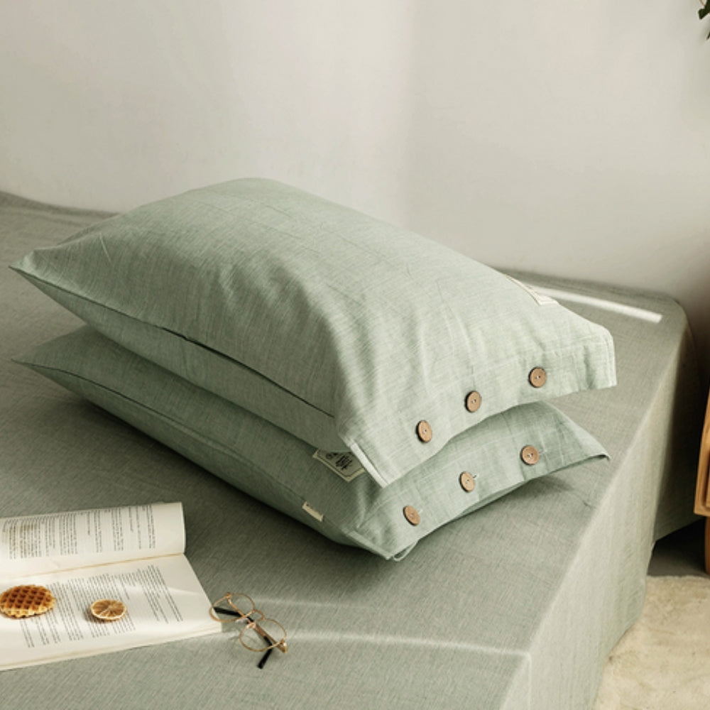 Cotton Pillowcases - Twin Pack — additional view