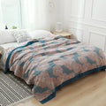 Botanical Bliss Cotton Blanket — main product photo