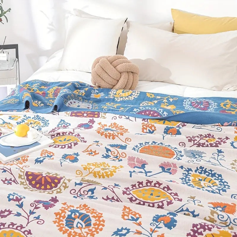 Breathable Cotton Gauze Coverlet — main product photo