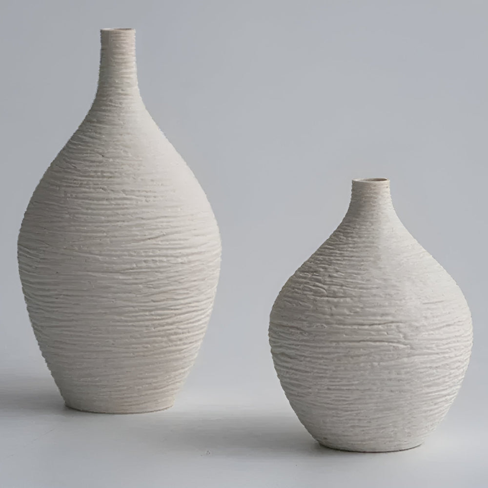 Earthline Ceramic Artisan Vase — product close-up