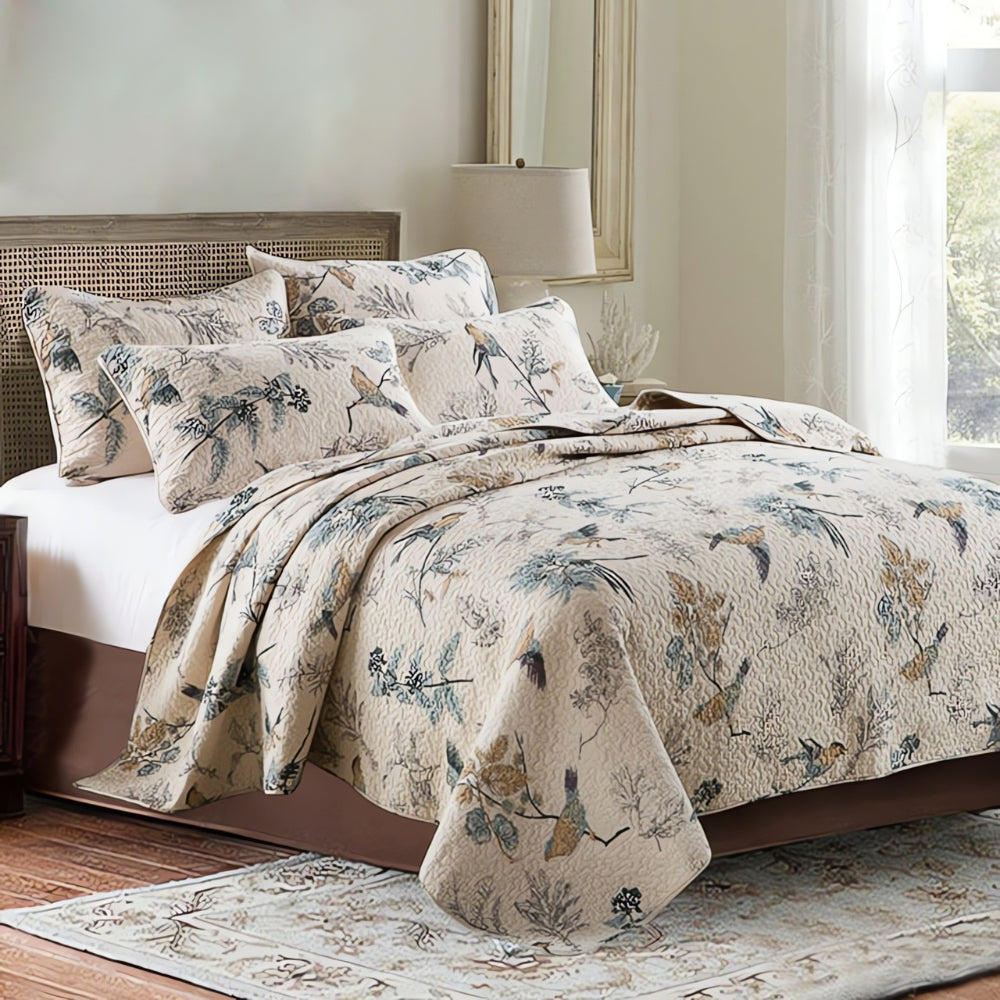 Elegant Floral Coverlet — main product photo