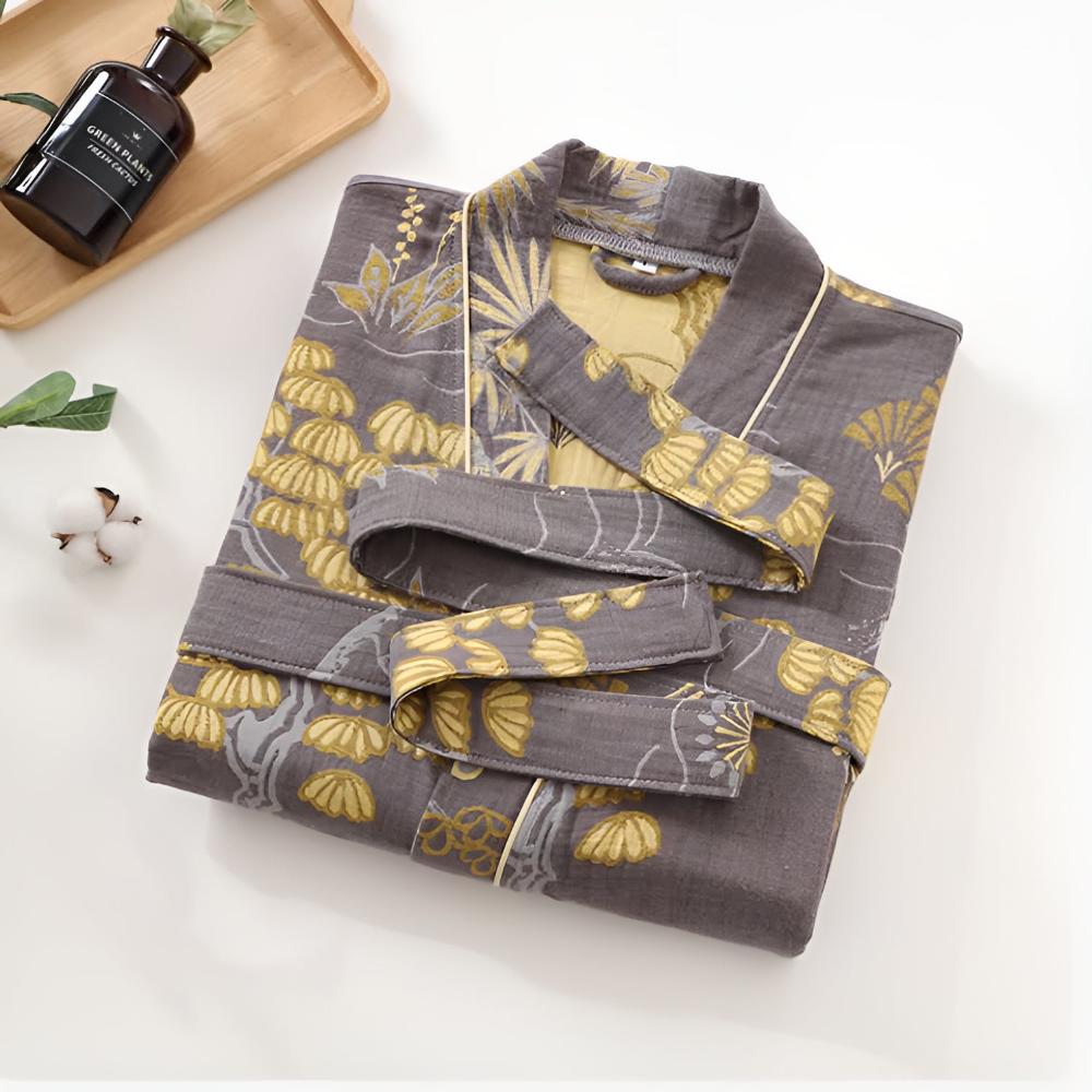 Imperial Flora Bathrobe — alternate angle view