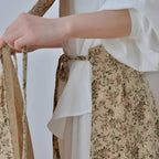 Classic Cotton Floral Apron — lifestyle shot