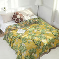 Lush Mulberry Trees Cotton Blanket — main product photo
