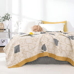 Poker Patterns Cotton Blanket — main product photo