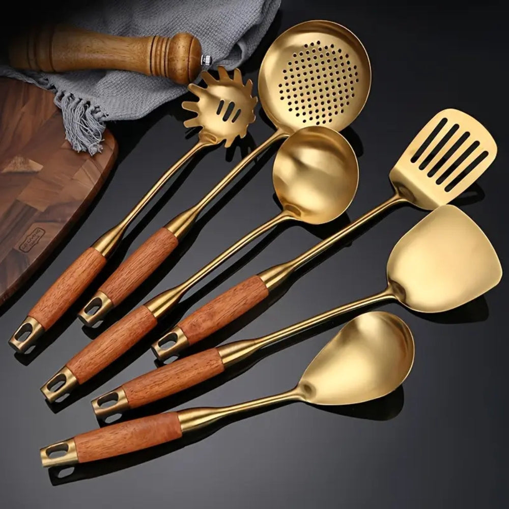 Chef's Choice Golden Kitchen Utensils — main product photo