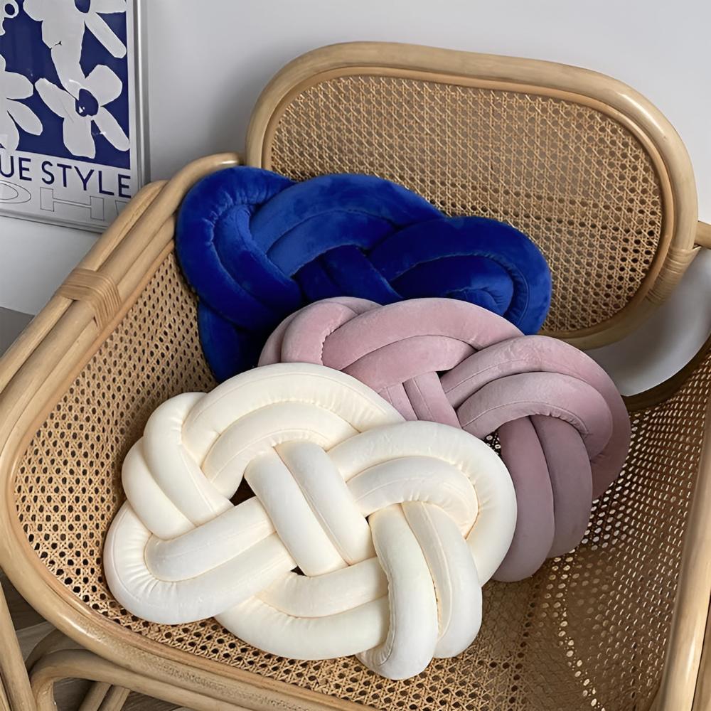 Braided Plush Cushion — main product photo